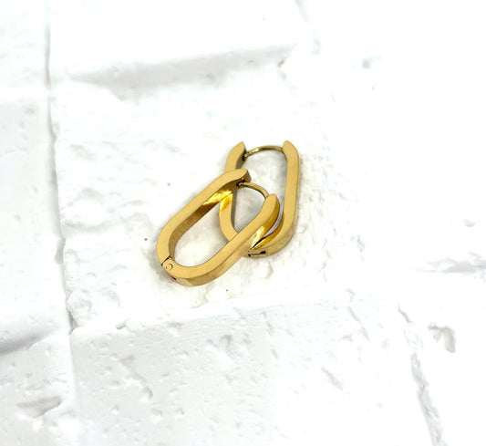 Eleganckie Kolczyki ze Stali Nierdzewnej