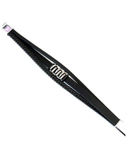 Stylowa Bransoletka Męska ze Skóry