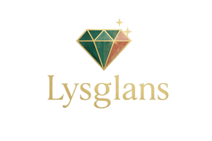 Logo Lysglans z wielką literą L i diamentem